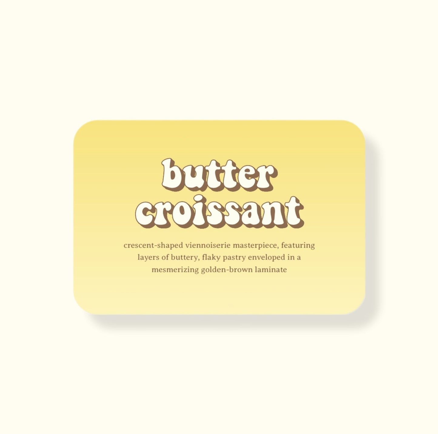 Pastry Labels