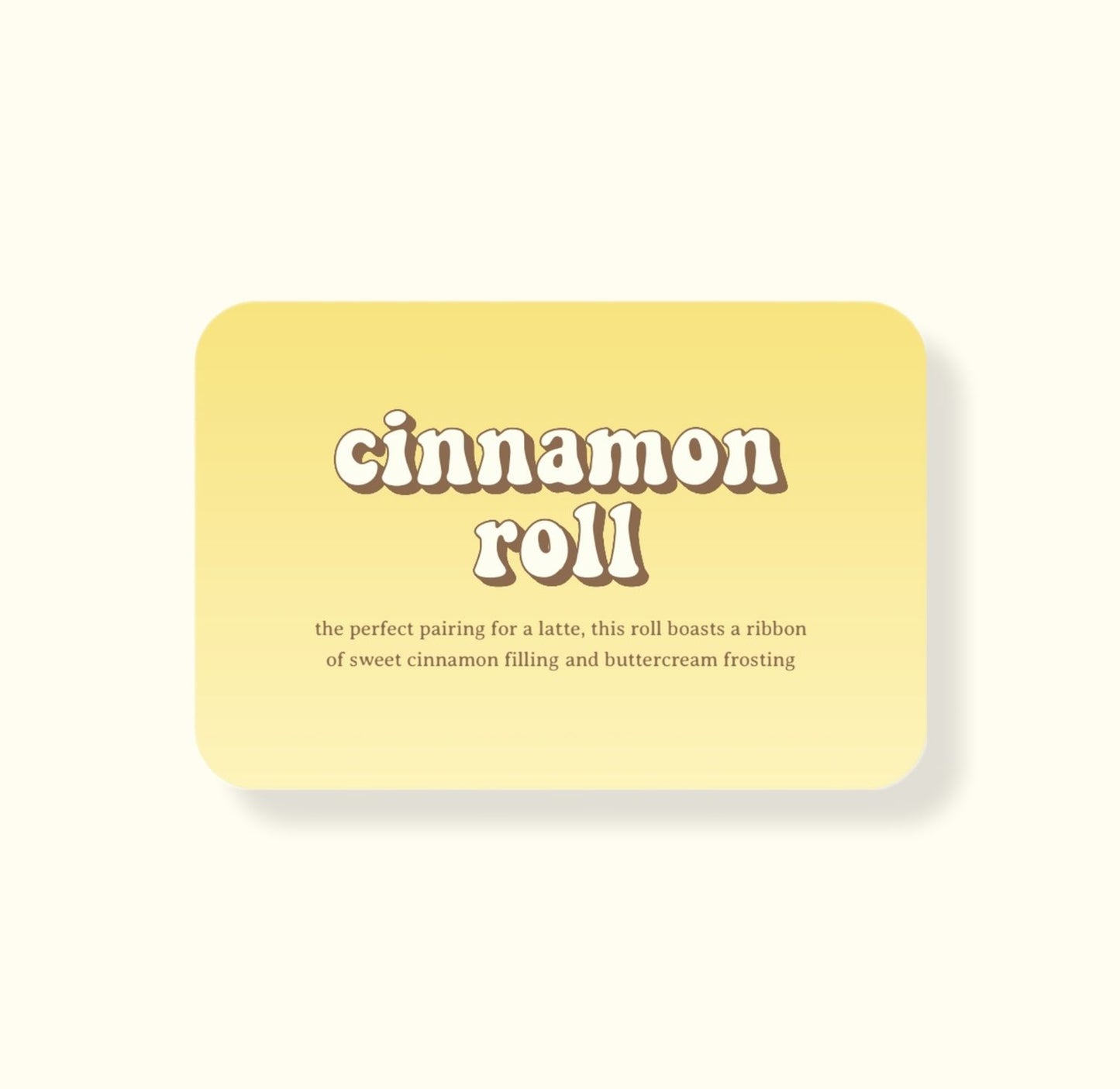 Pastry Labels