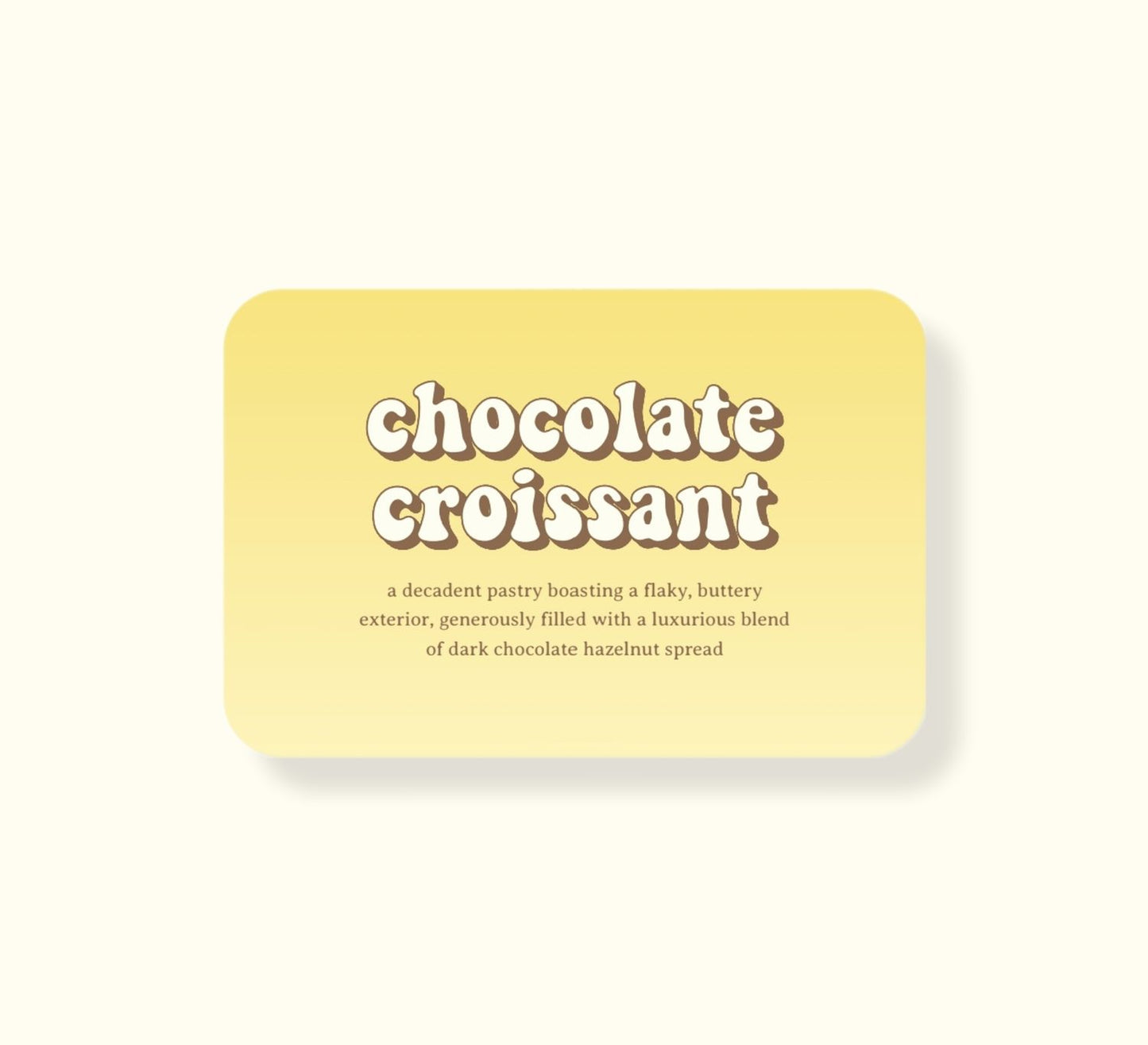 Pastry Labels