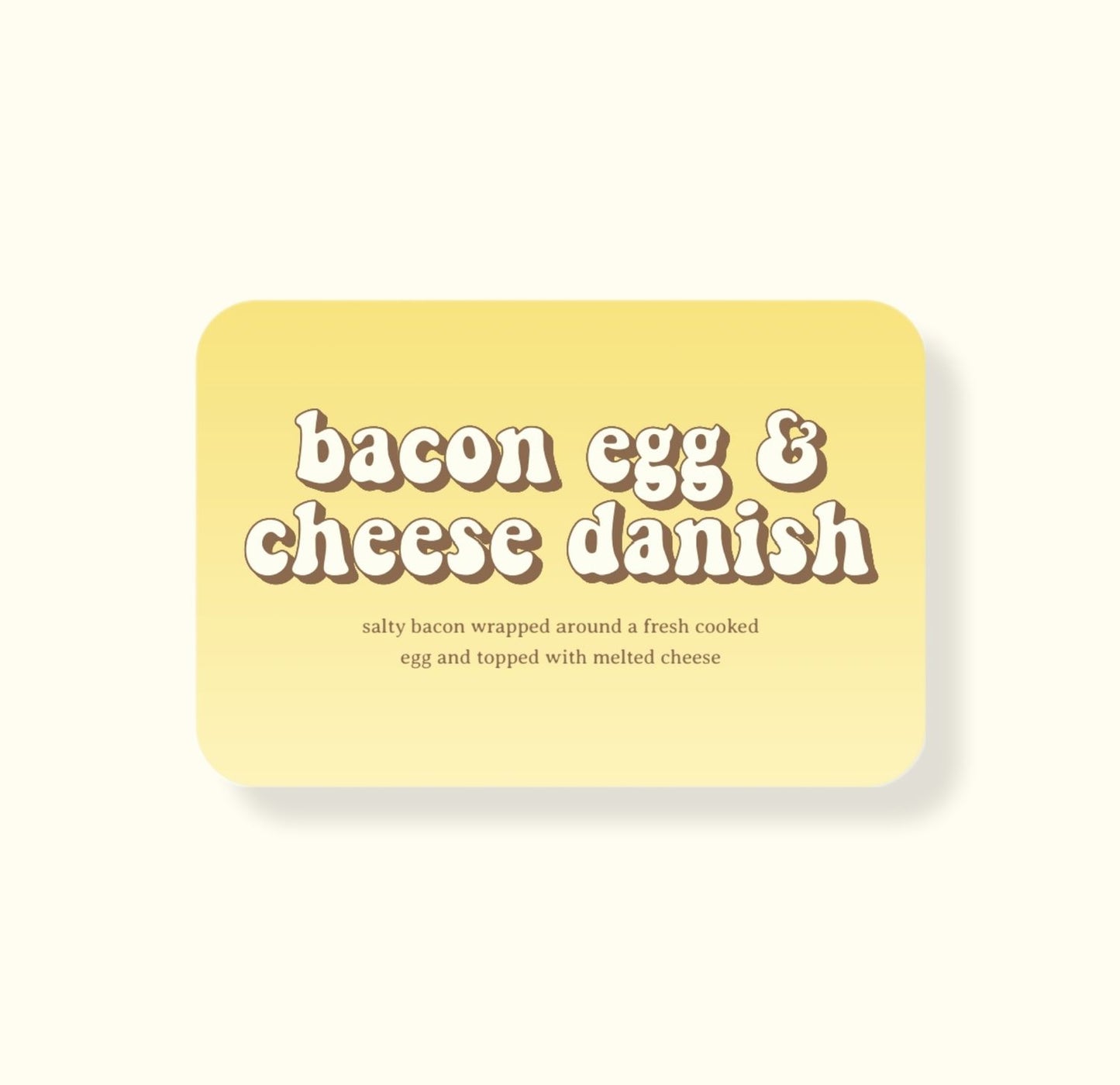 Pastry Labels