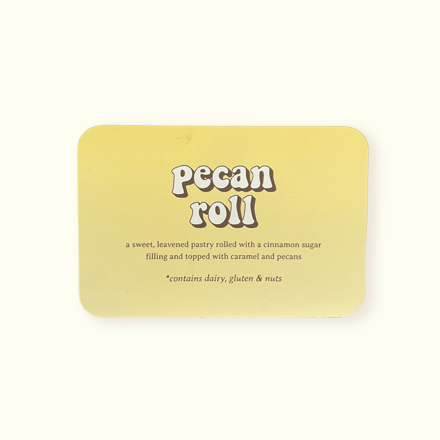 Pastry Labels
